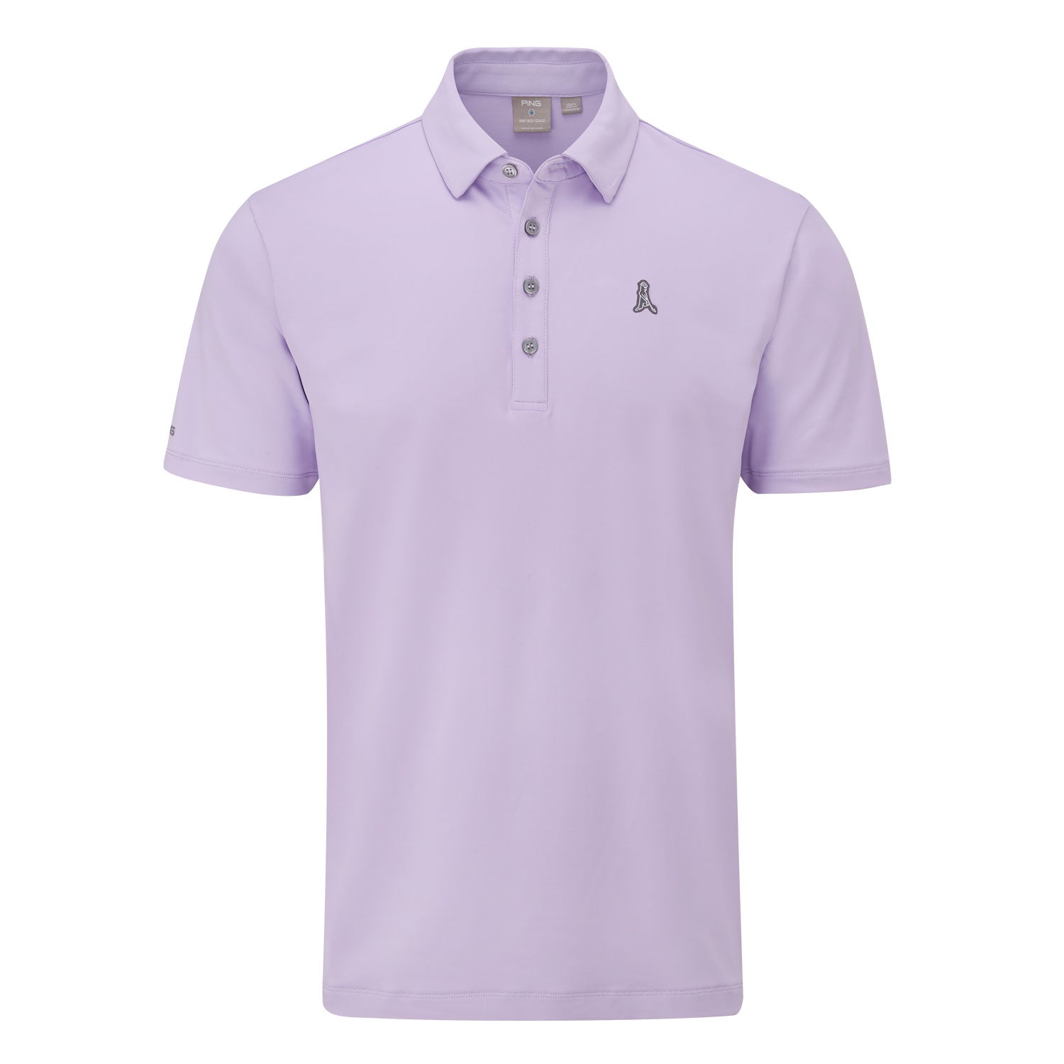 Ping Mr. Ping Golf Polo Shirt Cool Lilac SS23 Original Green