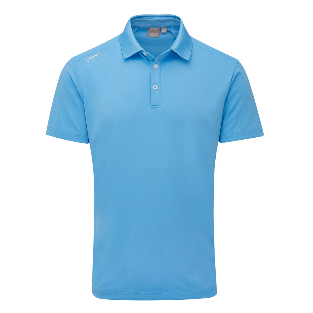 Ping Lindum Polo Shirt Infinity Blue SS23 Original Green